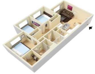 3 bedroom floorplan