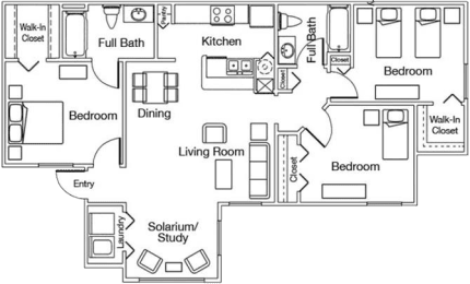 Magnolia - 3x2 - 1189sqft