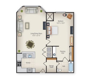 a floor plan