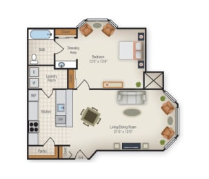 a floor plan