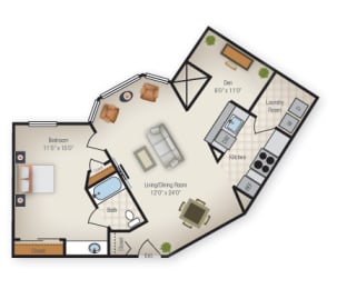 a floor plan