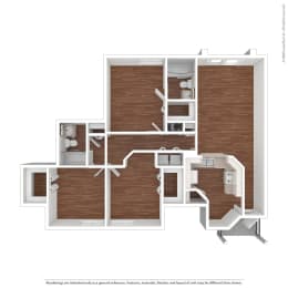 Parma 3 Bedroom 2 Bathroom Floor Plan