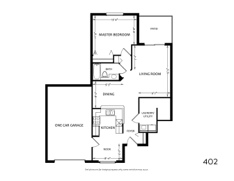 Chesapeake 1  Bed   1  Bath   861 Sq. Ft. at Mainstreet Village, Michigan