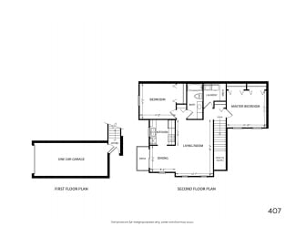 Jamestown 2  Bed   1  Bath   1,001 Sq. Ft. at Mainstreet Village, Novi, Michigan