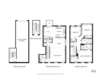 Livingston 3  Bed   2.5  Bath   1,626 Sq. Ft at Mainstreet Village, Novi, MI
