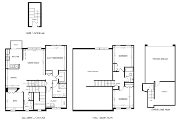 Montgomery 3  Bed   2.5  Bath   2,025 Sq. Ft. at Mainstreet Village, Novi, Michigan