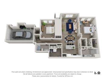 The Edwards - 2 bedroom, 2 bathroom 1,396-to1,397 Sq. Ft. Carriage Home at Griffin Weston, Cary, North Carolina
