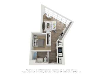 Studio 4 floorplan