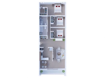  Floor Plan 3 Bedroom Floor Plan C2