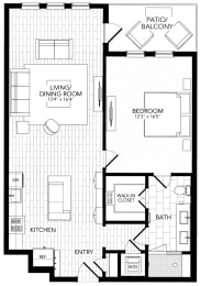 A17 Floor Plan at AVE Paradise Valley, Arizona, 85032