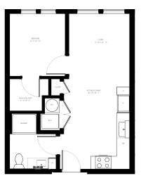 A3-517 SF Floor Plan at AVE Phoenix Terra, Arizona, 85003