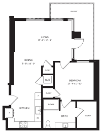 A7_1Bed 1Bath Apartment at AVE Phoenix Sky, Phoenix, AZ, Arizona , 85003