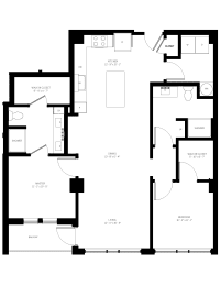 B9-1157 SF Floor Plan at AVE Phoenix Terra, Phoenix, AZ