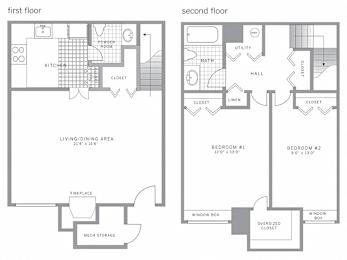 B1 Floor Plan at Blue Bell Villas, Blue Bell, Pennsylvania