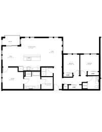 C2-1610 SF Floor Plan at AVE Phoenix Terra, Phoenix, Arizona