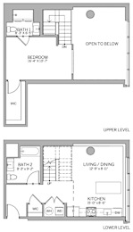 L1 Floor Plan at AVE Hamilton Green - 25 Cottage Apartments, New York