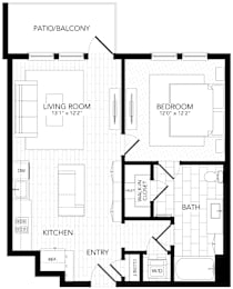 PVA10 Floor Plan at AVE Paradise Valley, Phoenix, AZ 85032