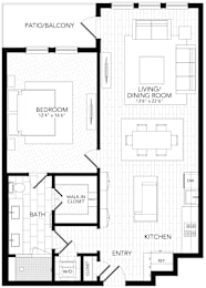 PVA25 Floor Plan at AVE Paradise Valley, Phoenix