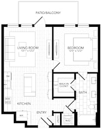 PVA7 Floor Plan at AVE Paradise Valley, Phoenix, Arizona
