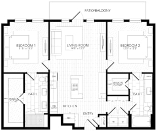 PVB8 Floor Plan at AVE Paradise Valley, Phoenix Arizona