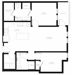 B13 Floor Plan at AVE Phoenix Terra, Phoenix