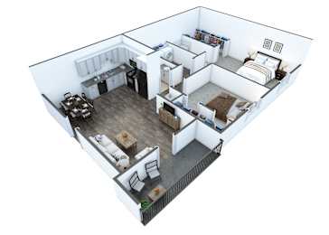 Cantor Floor Plan at Helena Springs, Georgia