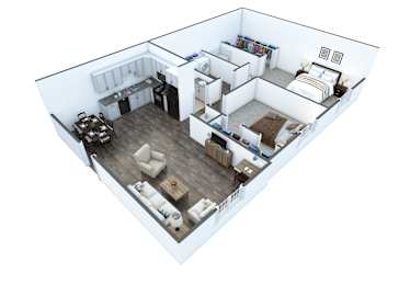 Gallop Floor Plan at Helena Springs, Augusta, 30909