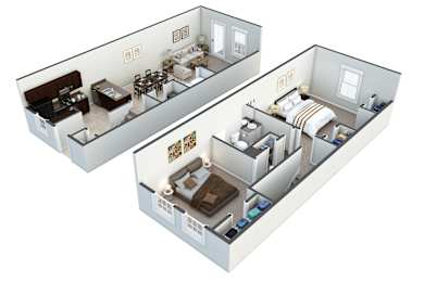 Dearlove Floor Plan at Helena Springs, Georgia, 30909