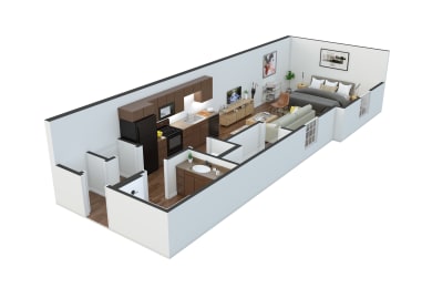 Mac Studio Floor Plan  at MacArthur Park, Augusta, GA