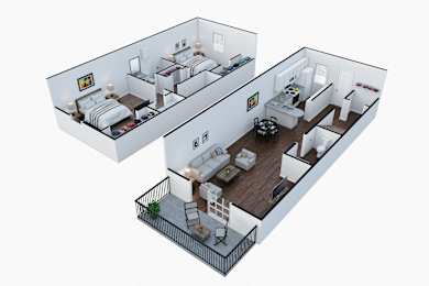 2 bed 2 bath B at Sanctuary Apartments & Townhomes, Augusta, GA, 30909