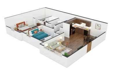 Unity Floor Plan  at MacArthur Park, Georgia, 30909