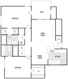 The Ivy Floor Plan at Hunters Chase, Greensboro, North Carolina