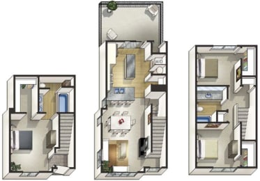 Wwellington Floor Plan at Arbour Commons, Colorado