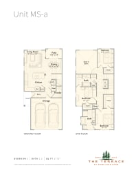MSA 3-bedroom townhome with attached 2-car garage