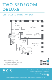 Axis Two Bedroom Deluxe Apartment