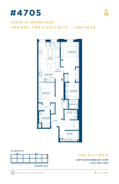 Two Bedroom Plus Den Loft Floor Plan