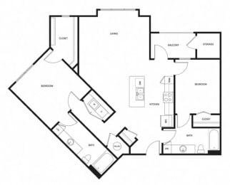 this is the 4 bedroom floor plan of our apartments