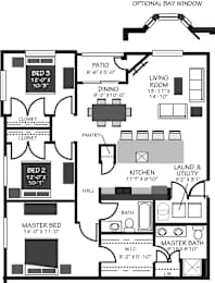 a floor plan of a house