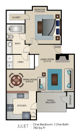 the floor plan of the first level of our apartments