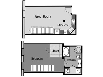 East End Lofts A05 apartment floor plan