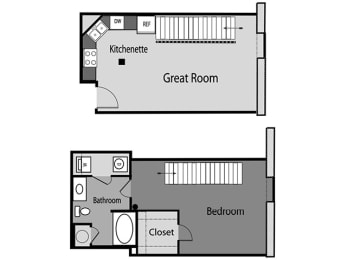 East End Lofts A06 floor plan