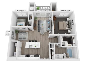  Floor Plan B1