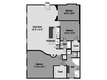 East End Lofts floor plan