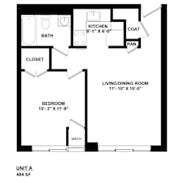 a floor plan of a small house