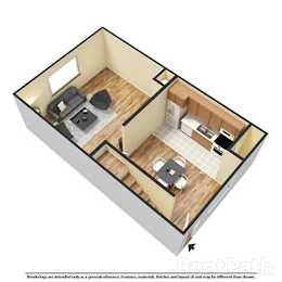  Floor Plan Three Bedroom Townhouse
