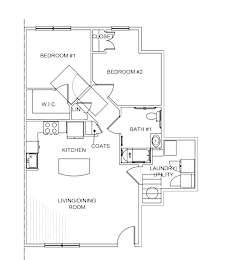 Two bedroom flat