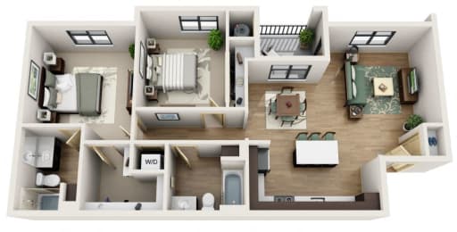B4 Floor Plan  at 56 North, Arizona, 85054