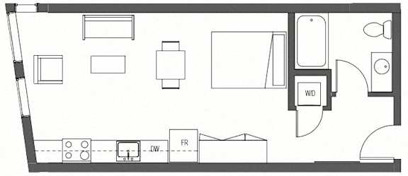 Floor Plan  Studio - S7, S7a, S9, S10