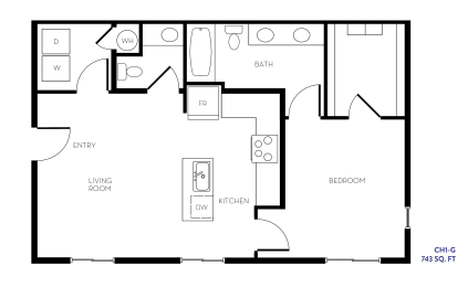 CH1-G Floor Plan at The Hendry, Henderson, NV, 89074