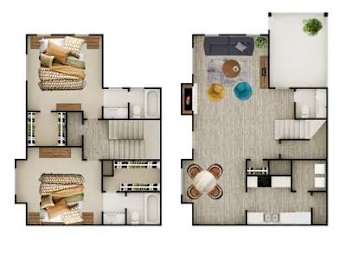  Floor Plan 1800 B4 TH